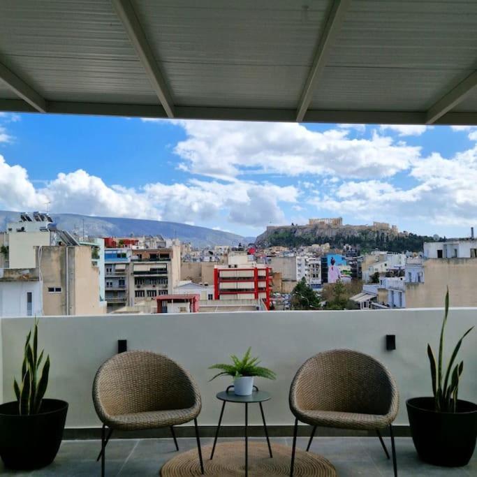 Exquisite Penthouse With Breathtaking Acropolis Panorama View Daire Atina Dış mekan fotoğraf