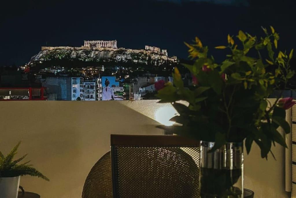 Exquisite Penthouse With Breathtaking Acropolis Panorama View Daire Atina Dış mekan fotoğraf