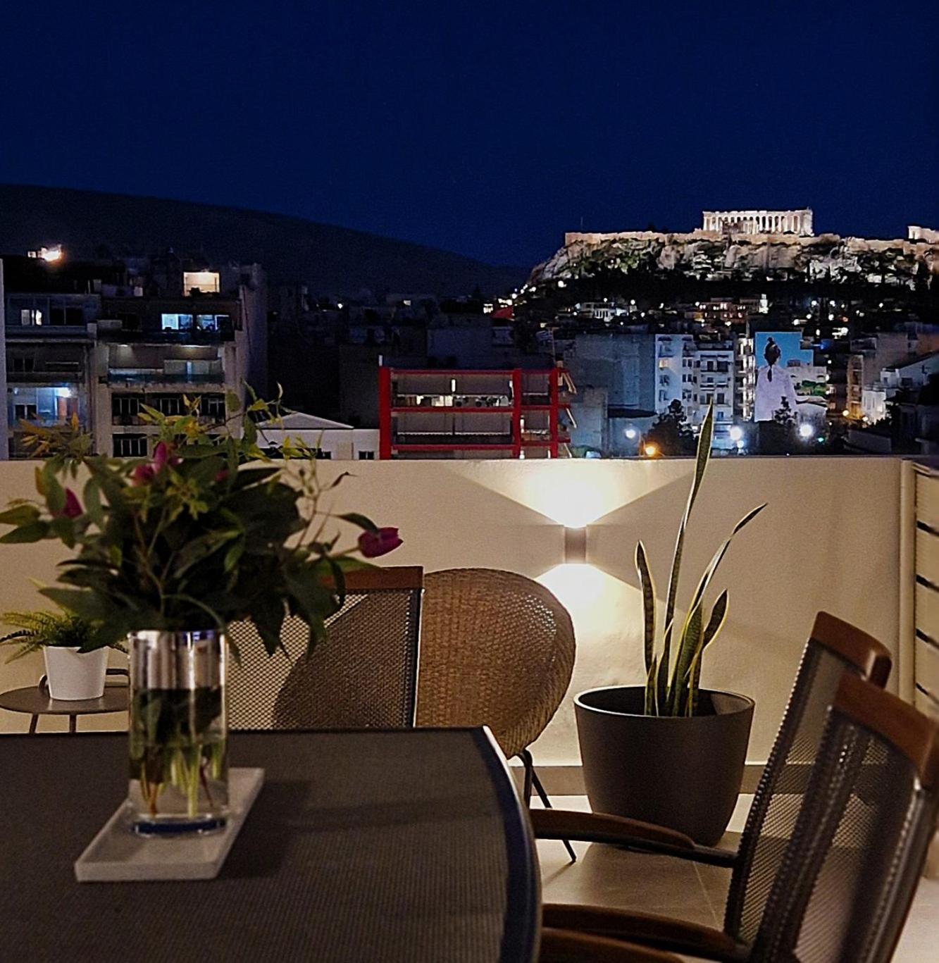 Exquisite Penthouse With Breathtaking Acropolis Panorama View Daire Atina Dış mekan fotoğraf