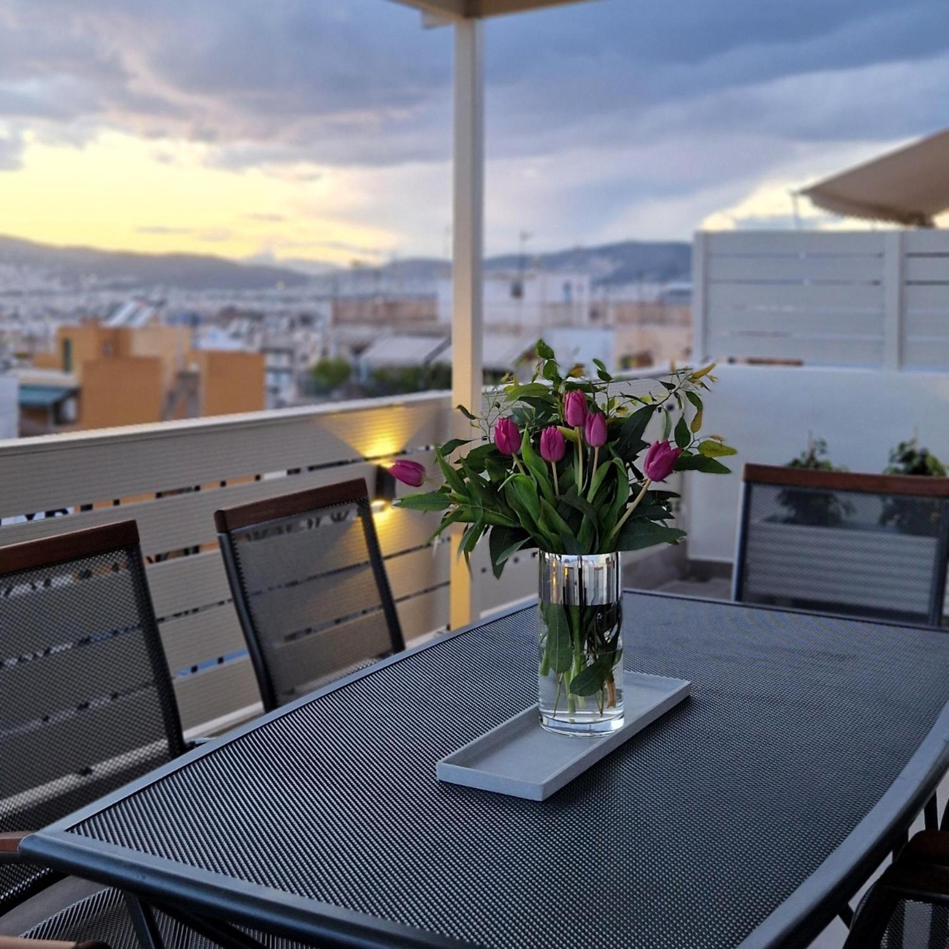 Exquisite Penthouse With Breathtaking Acropolis Panorama View Daire Atina Dış mekan fotoğraf